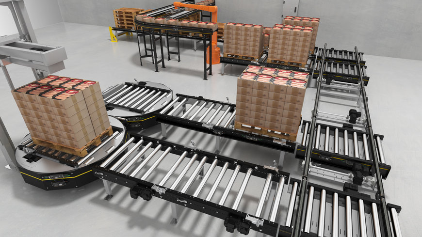 Interroll utökar MPP (Modular Pallet Conveyor Platform) med flexibel och kraftfull kontrollösning